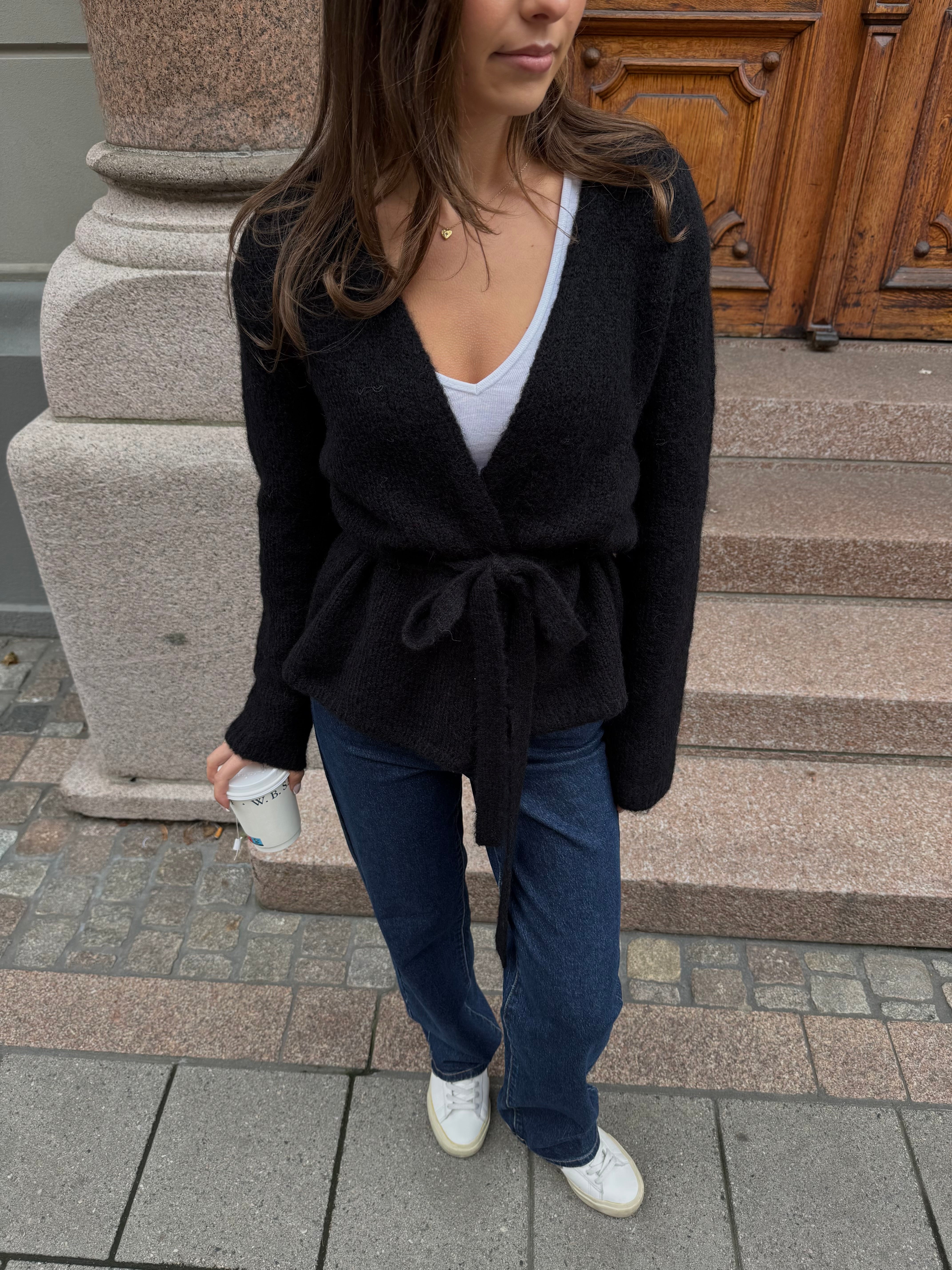 SLFGABRIELLA Knitted Cardigan - Black